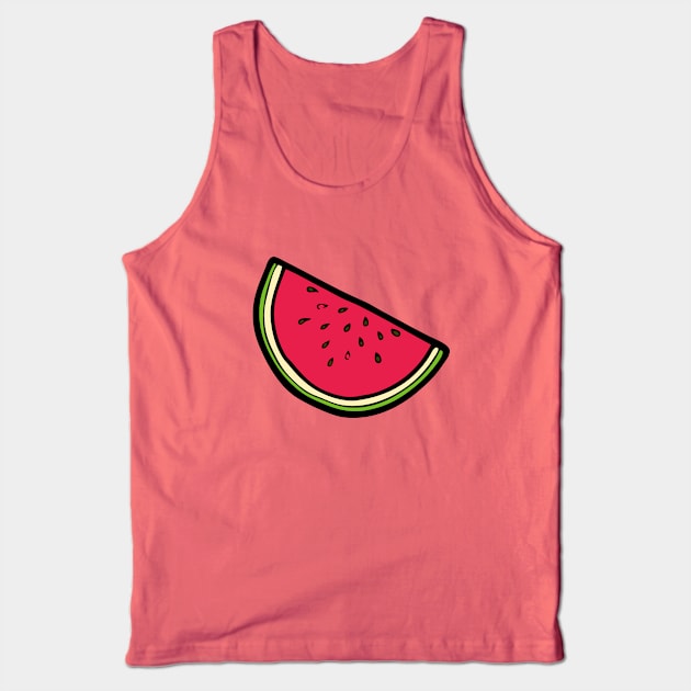 Watermelon Slice Tank Top by evannave